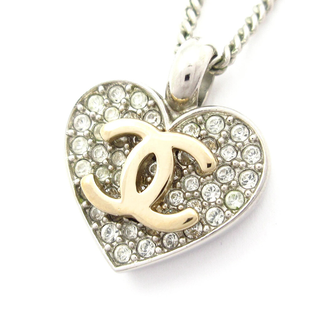 Chanel Coco Silver Gold Clear Hardware #344738C13B